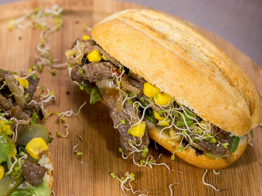 Hot and Spicy Lamb Sandwiches