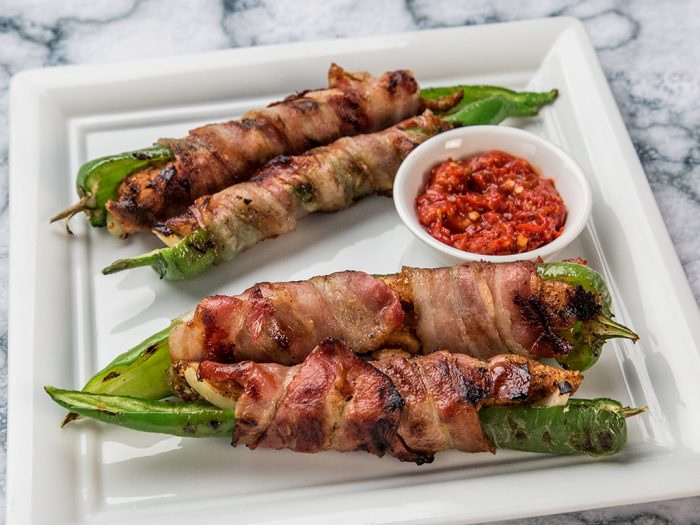 Chicken, Jalapeno and Bacon Wraps