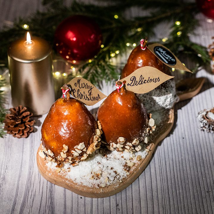 Caramel Coated Pears