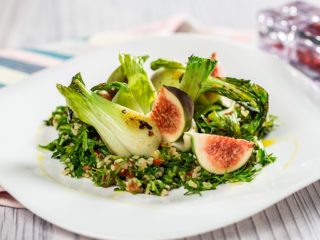 Tabbouleh, Bok Choy and Fig Salad