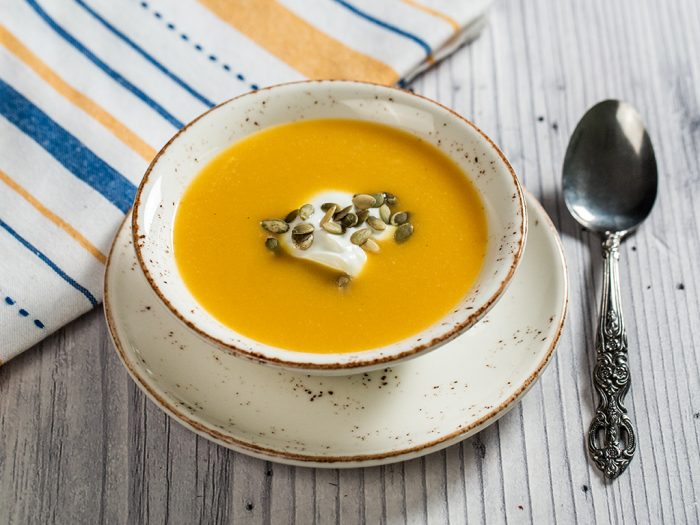 Butternut Squash and Apple Cream Soup