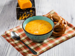 Cheddar and Beer Soup