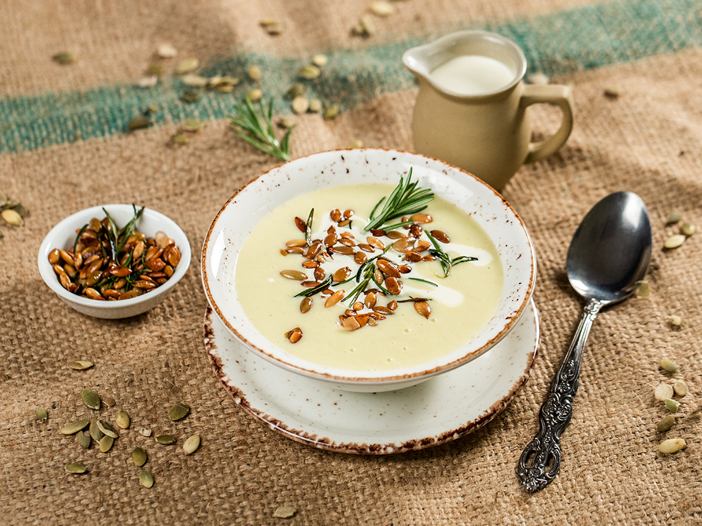 Nutty Leek and Potato Soup