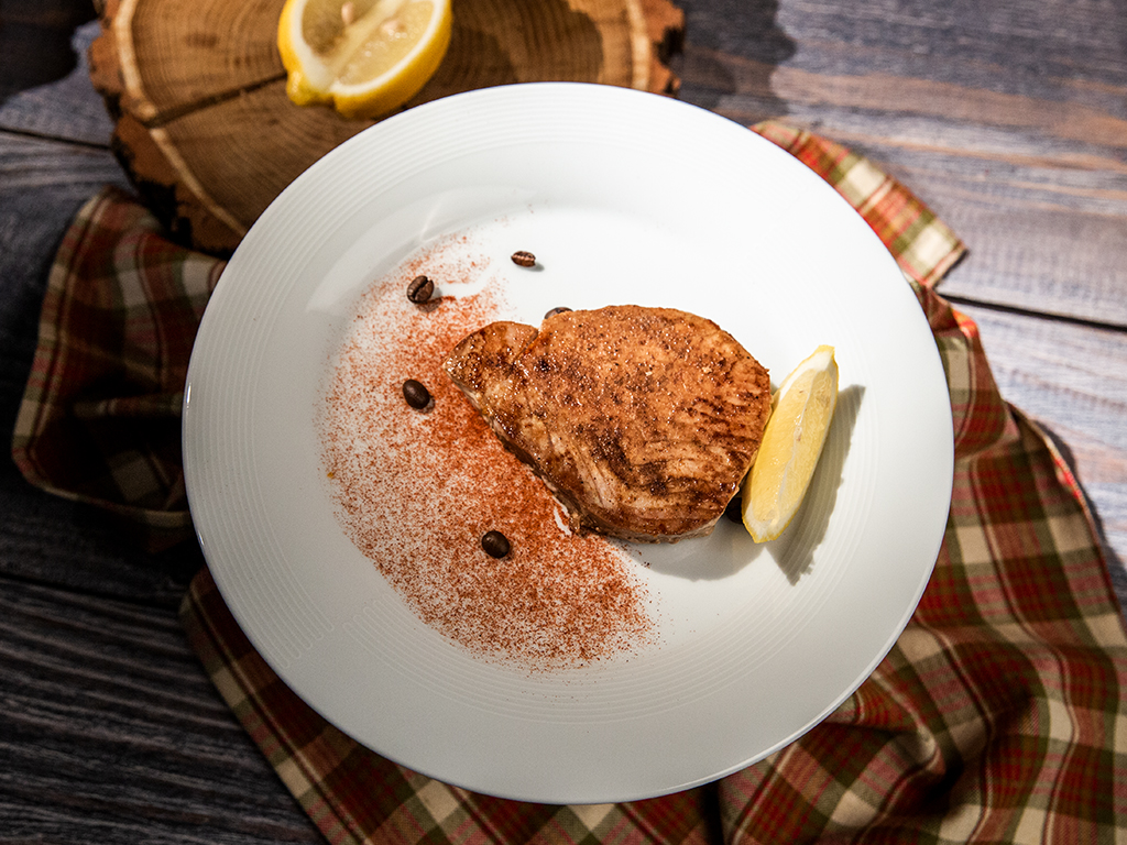 Coffee-Rubbed Tuna Steaks
