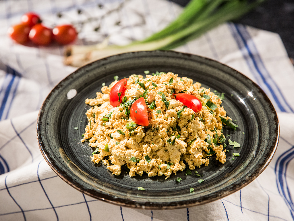 Spicy Scrambled Tofu