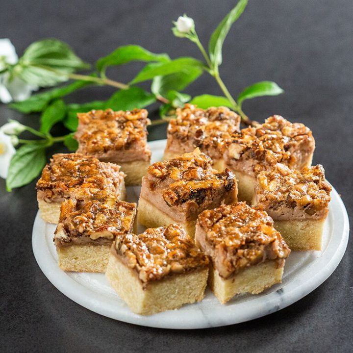 Walnut Pie Bars