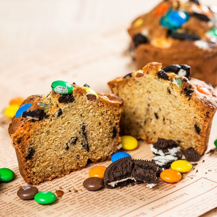 M&M and Oreo Cupcakes