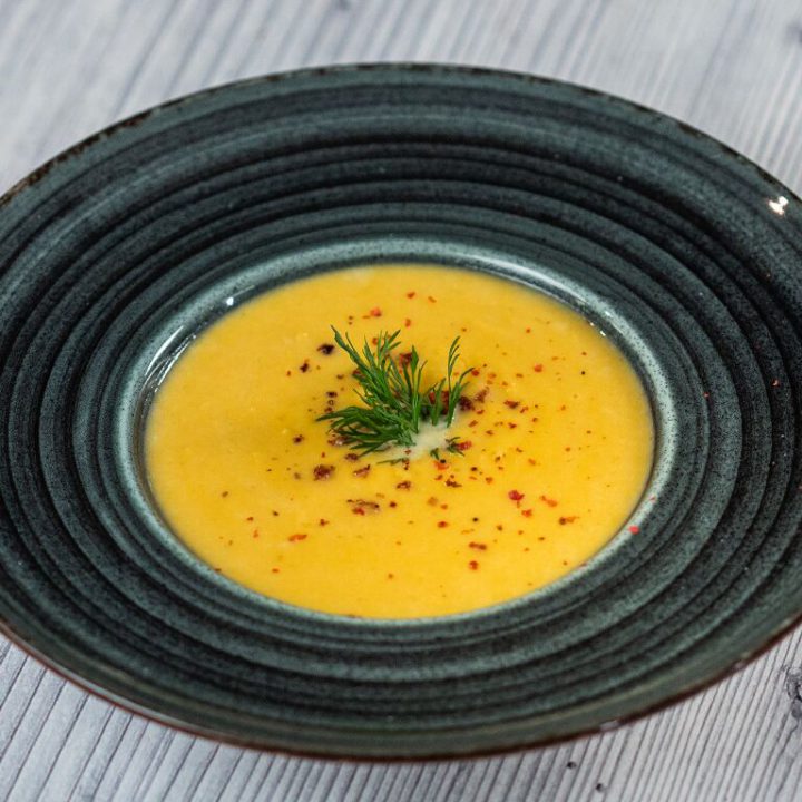 Sweet Potato and Leek Cream Soup