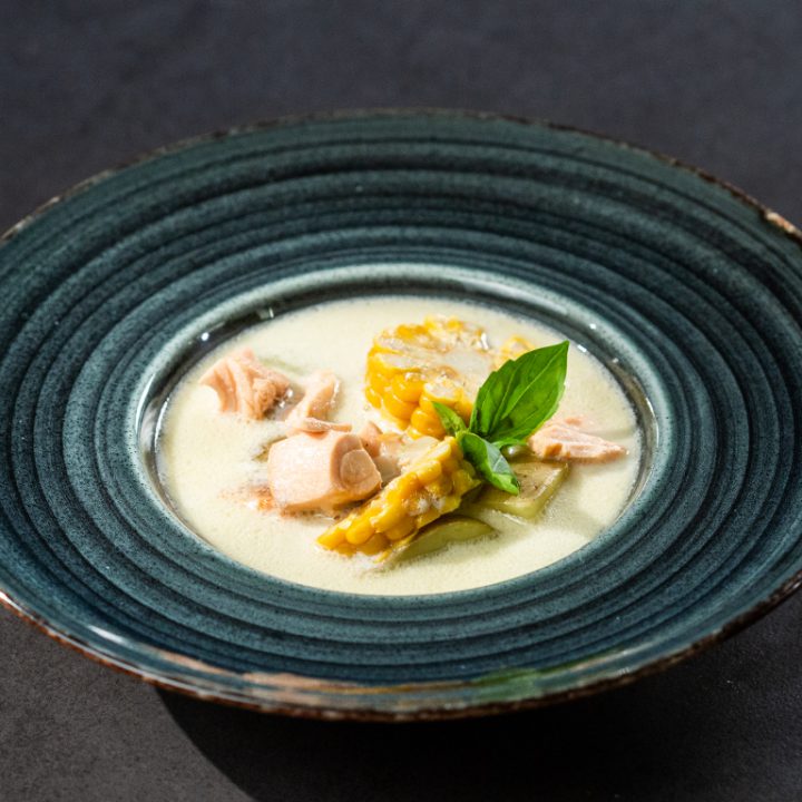 Salmon and Corn Chowder