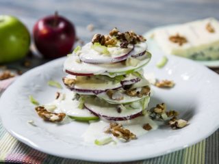 Apple and Walnut Salad with Buttermilk Dressing