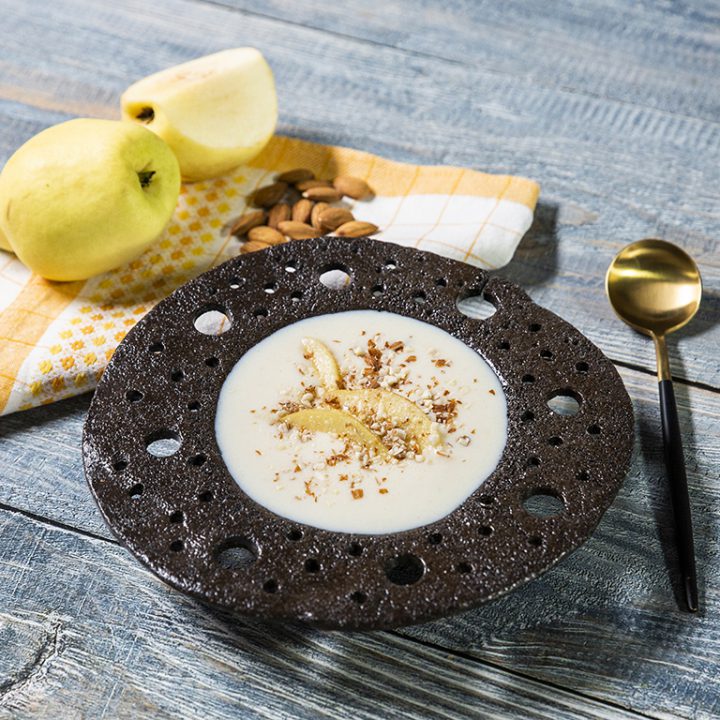 Semolina Porridge with Honey-Poached Quince
