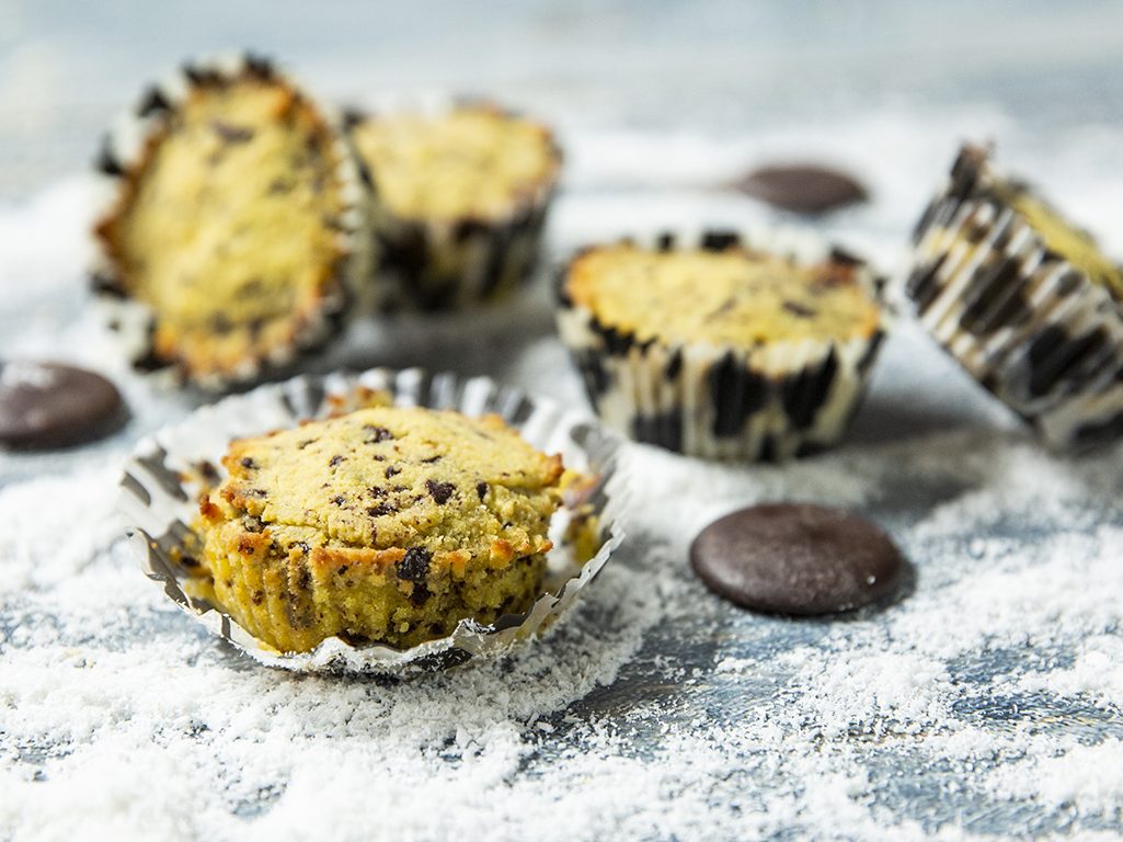Sugar-Free Chocolate Coconut Muffins