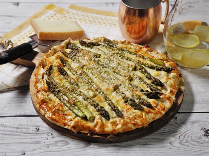Asparagus and Goat Cheese Galette