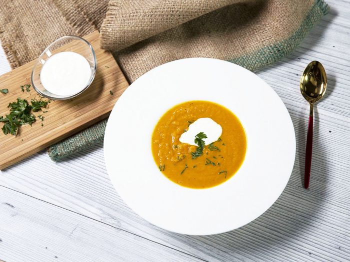 Carrot and Parsnip Cream Soup