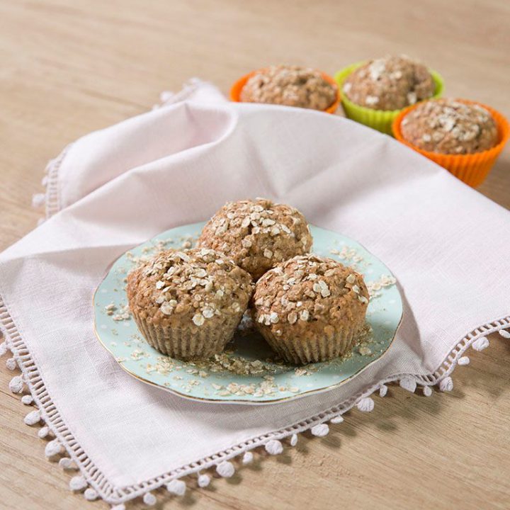 Banana Oat Bran Muffins