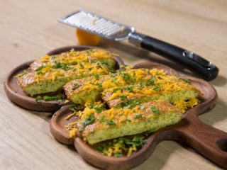 Baked Zucchini and Broccoli Fritters