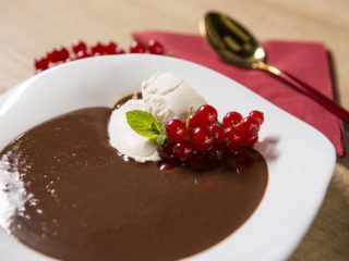 Cranberry Chocolate Soup
