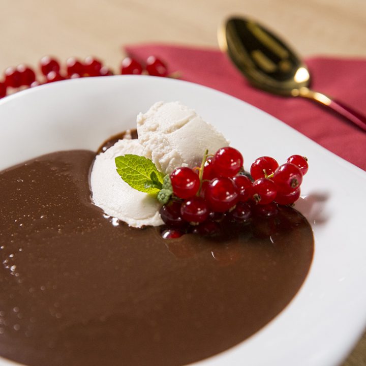 Cranberry Chocolate Soup
