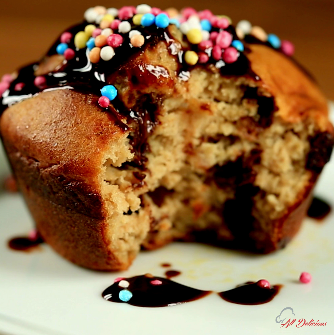 banana-chocolate-chips-muffins