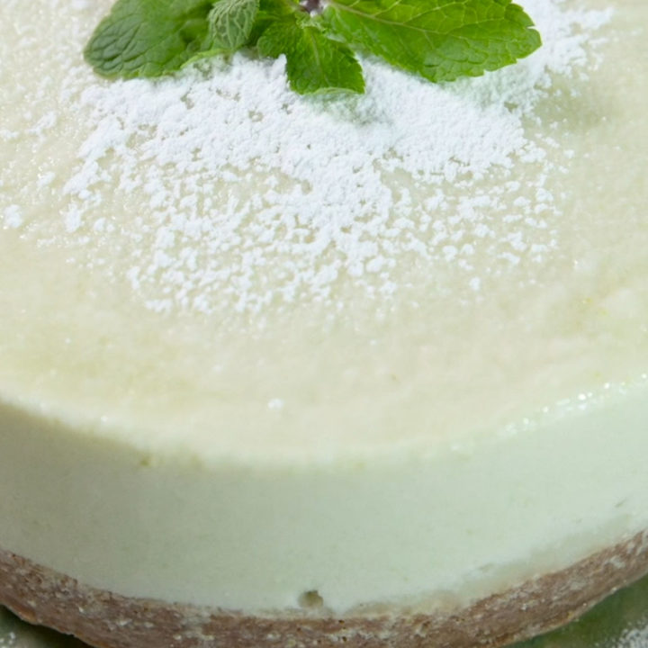 Cucumber Walnut Cheesecake