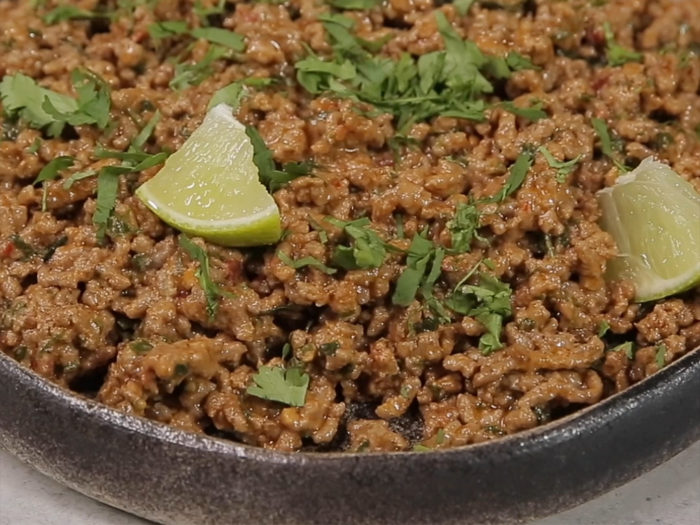 Minced Beef with Homemade Tortillas