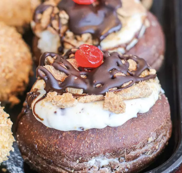 Safe to Say We All Deserve This Chocolate Cannoli Donut