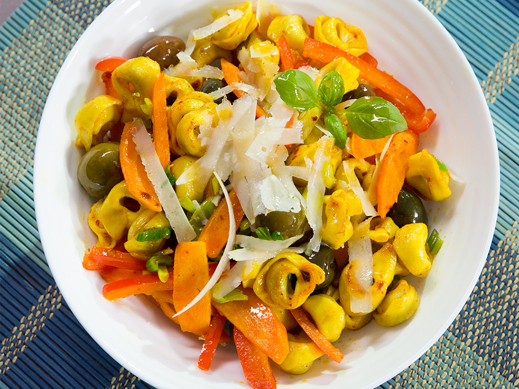 Meat Tortellini with Vegetables