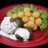 Spicy Lamb Meatballs with Yogurt and Mint Sauce